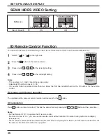 Preview for 36 page of Panasonic TH-103PF9UK - 103" Plasma Panel Operating Instructions Manual