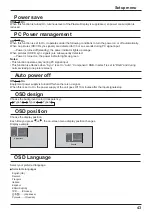 Предварительный просмотр 47 страницы Panasonic TH-103VX200C Operating Instructions Manual