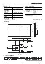 Предварительный просмотр 2 страницы Panasonic TH-152UX1W Product Specification