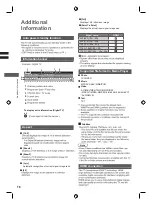 Preview for 16 page of Panasonic TH-24L400H Operating Instructions Manual