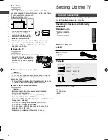 Предварительный просмотр 4 страницы Panasonic TH-32C400A Operating Instructions Manual