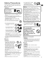 Preview for 3 page of Panasonic TH-32D400A Operating Instructions Manual