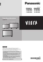 Preview for 1 page of Panasonic TH-32D400Z Operating Instructions Manual