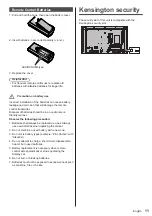 Предварительный просмотр 11 страницы Panasonic th-32ef1e Operating Instructions Manual