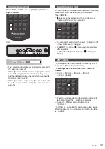 Предварительный просмотр 27 страницы Panasonic th-32ef1e Operating Instructions Manual