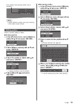 Предварительный просмотр 39 страницы Panasonic th-32ef1e Operating Instructions Manual