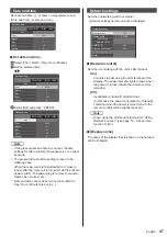 Предварительный просмотр 47 страницы Panasonic th-32ef1e Operating Instructions Manual