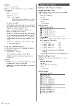 Предварительный просмотр 72 страницы Panasonic th-32ef1e Operating Instructions Manual