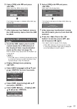 Предварительный просмотр 77 страницы Panasonic th-32ef1e Operating Instructions Manual