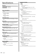 Предварительный просмотр 86 страницы Panasonic th-32ef1e Operating Instructions Manual