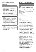 Preview for 6 page of Panasonic th-32ef1u Operating Instructions (Functional Manual)