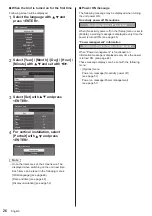 Preview for 26 page of Panasonic th-32ef1u Operating Instructions (Functional Manual)