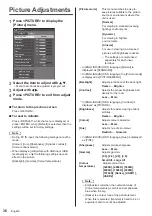 Предварительный просмотр 36 страницы Panasonic th-32ef1u Operating Instructions (Functional Manual)