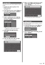 Предварительный просмотр 39 страницы Panasonic th-32ef1u Operating Instructions (Functional Manual)