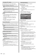 Preview for 56 page of Panasonic th-32ef1u Operating Instructions (Functional Manual)