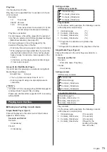 Preview for 73 page of Panasonic th-32ef1u Operating Instructions (Functional Manual)