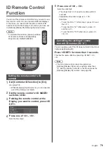 Preview for 79 page of Panasonic th-32ef1u Operating Instructions (Functional Manual)