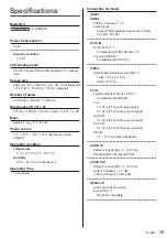 Preview for 19 page of Panasonic TH-32EF2U Operating Instructions - Basic Manual