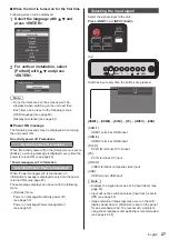 Предварительный просмотр 27 страницы Panasonic TH-32EF2U Operating Instructions Manual