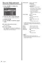 Preview for 36 page of Panasonic TH-32EF2U Operating Instructions Manual