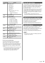 Preview for 65 page of Panasonic TH-32EF2U Operating Instructions Manual