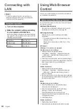 Preview for 66 page of Panasonic TH-32EF2U Operating Instructions Manual