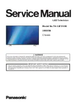 Preview for 1 page of Panasonic TH-32F310M Service Manual