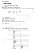 Предварительный просмотр 8 страницы Panasonic TH-32F400A Service Manual