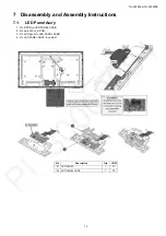 Предварительный просмотр 13 страницы Panasonic TH-32F400A Service Manual