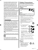 Предварительный просмотр 3 страницы Panasonic TH-32FS500A Operating Instructions Manual