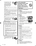 Предварительный просмотр 4 страницы Panasonic TH-32FS500A Operating Instructions Manual