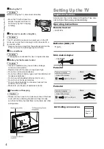 Предварительный просмотр 4 страницы Panasonic TH-32JS600Z Operating Instructions Manual