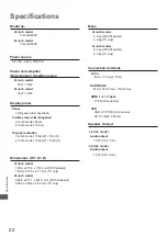 Предварительный просмотр 22 страницы Panasonic TH-32JS600Z Operating Instructions Manual