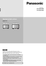 Preview for 1 page of Panasonic TH-32JS610Z Operating Instructions Manual