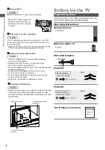 Preview for 4 page of Panasonic TH-32JS610Z Operating Instructions Manual