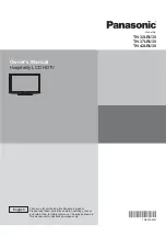 Preview for 1 page of Panasonic TH-32LRU30 Owner'S Manual