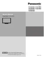 Preview for 1 page of Panasonic TH-32LRU60 Owner'S Manual