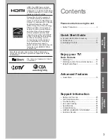 Предварительный просмотр 3 страницы Panasonic TH-32LRU60 Owner'S Manual
