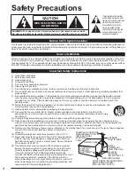 Предварительный просмотр 4 страницы Panasonic TH-32LRU60 Owner'S Manual