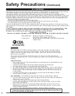 Предварительный просмотр 6 страницы Panasonic TH-32LRU60 Owner'S Manual