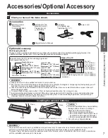 Предварительный просмотр 7 страницы Panasonic TH-32LRU60 Owner'S Manual