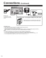 Предварительный просмотр 12 страницы Panasonic TH-32LRU60 Owner'S Manual