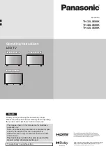 Panasonic TH-32LS600K Operating Instructions Manual preview