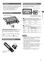 Preview for 5 page of Panasonic TH-32MS600X Operating Instructions Manual