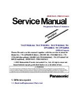 Preview for 1 page of Panasonic TH-37PA20AA Service Manual