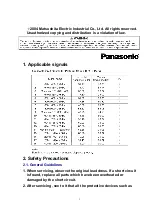 Предварительный просмотр 3 страницы Panasonic TH-37PA30E Service Manual