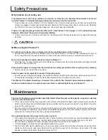 Preview for 5 page of Panasonic TH-37PE30 Operating Instructions Manual