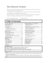 Preview for 2 page of Panasonic TH-37PG9B Operating Instructions Manual