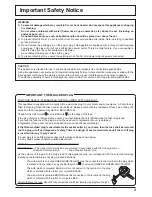 Preview for 3 page of Panasonic TH-37PG9B Operating Instructions Manual