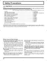 Предварительный просмотр 6 страницы Panasonic TH-37PG9U Operating Instructions Manual